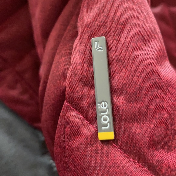 Lole- burgundy bomber jacket - size small - Picture 12 of 15